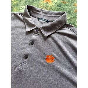 Cutter & Buck Clemson Tigers Mens XXXL Purple Heathered Polo Shirt MCK01050